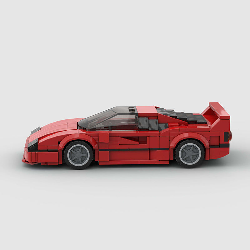 Ferrari F40 Pull Back Model Building Block (811 Pieces)